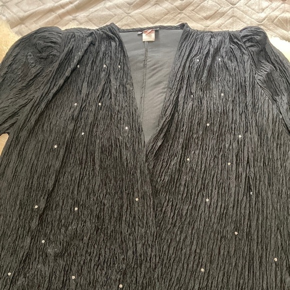 Black jacket with sparkly stones size 30 - Picture 1 of 10